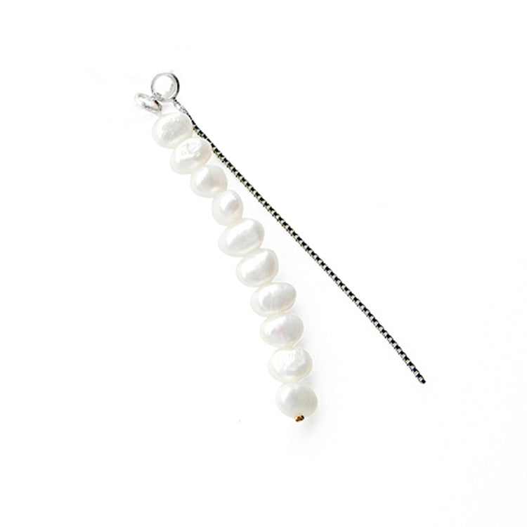 Long Pearl Silver (Parts of Custom EarCuff)