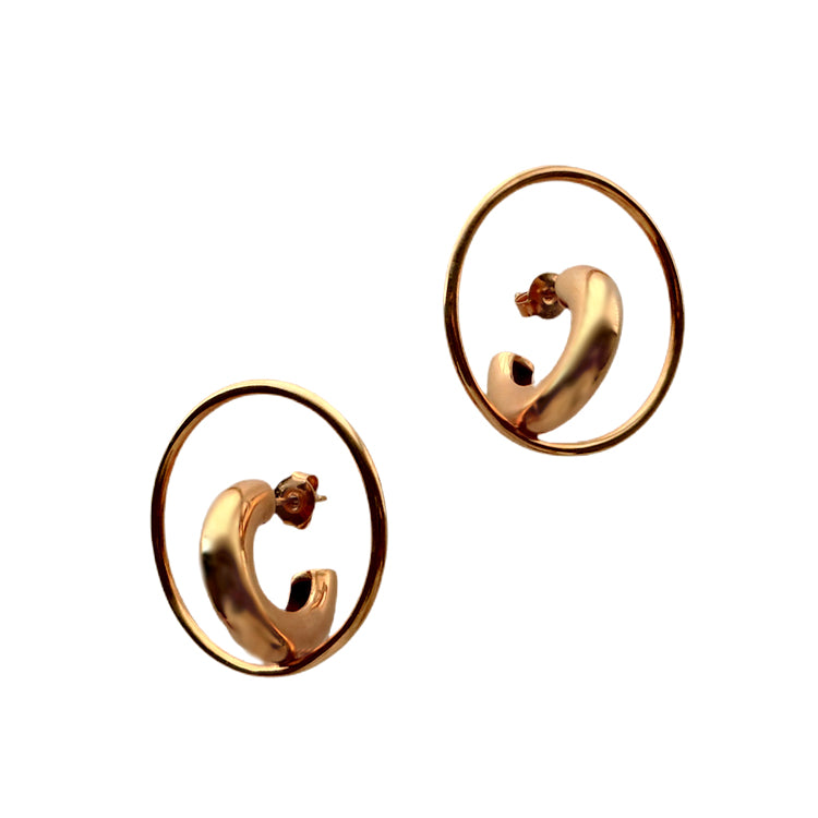 Docking Hoop Pierce Gold