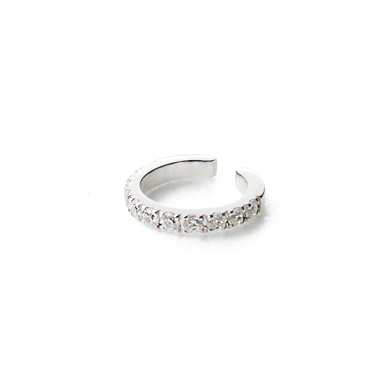 Crystal EarCuff Silver
