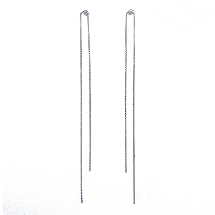 Long chain pierce Silver