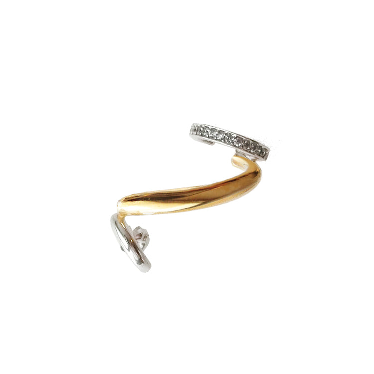 Curvy Trio Pierced Earcuff
