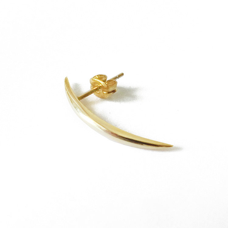 Thin Curve Pierce Gold
