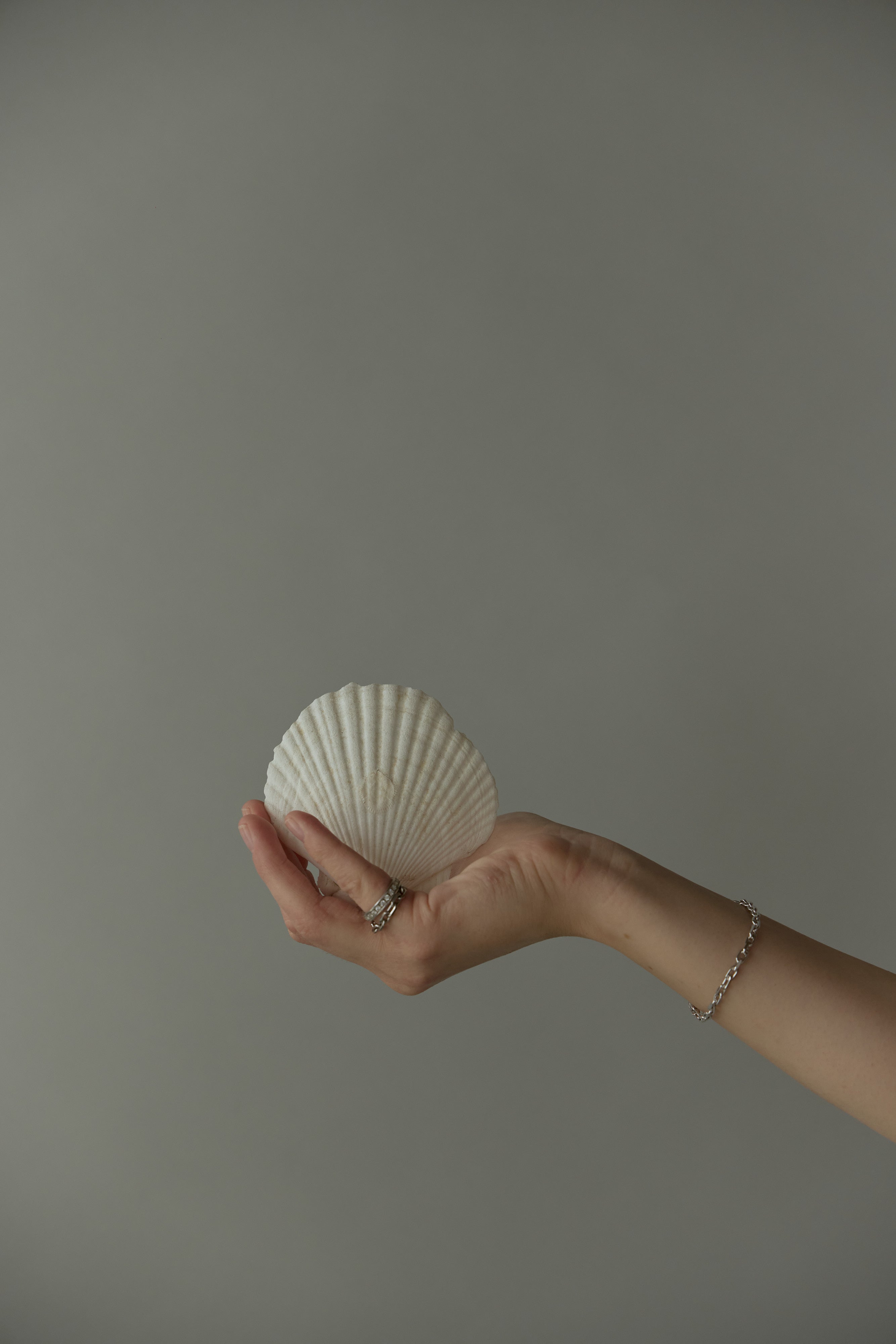 Crystal Pinky Ring Silver