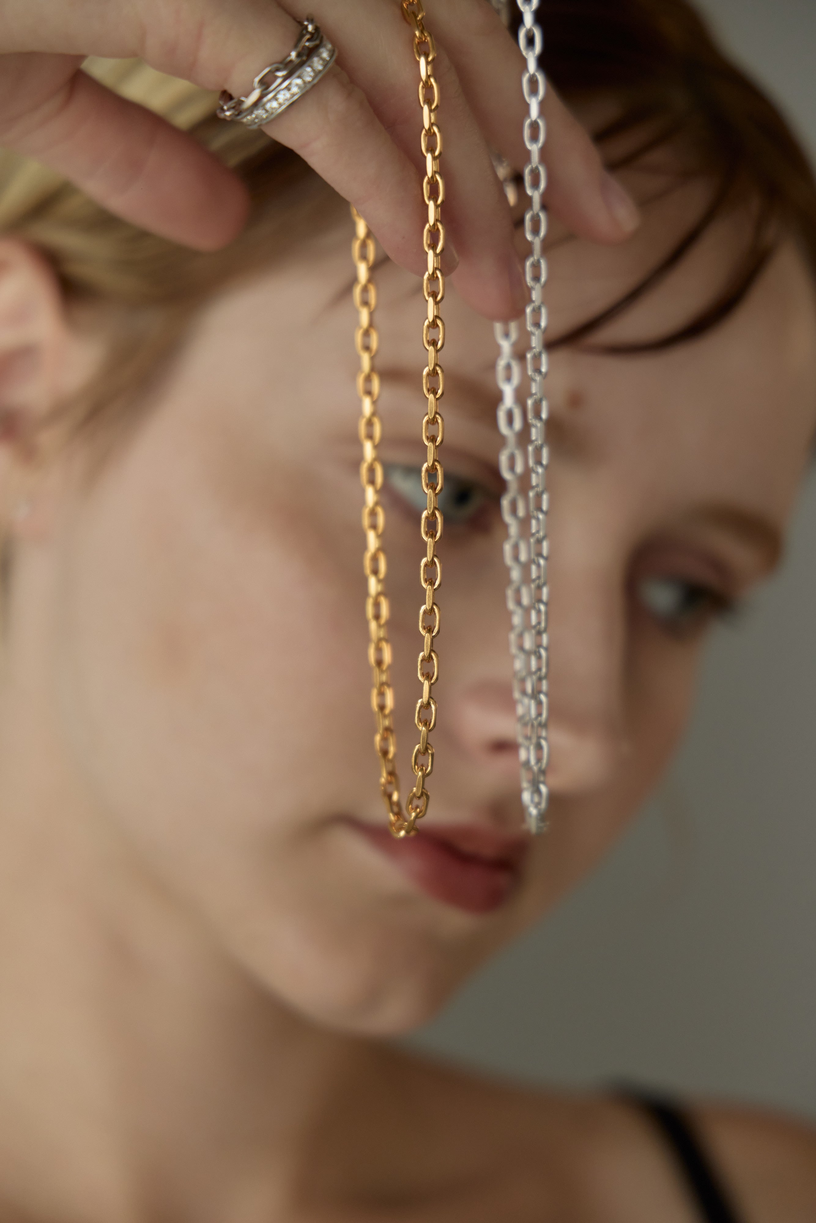 Simple Chain Necklace Gold