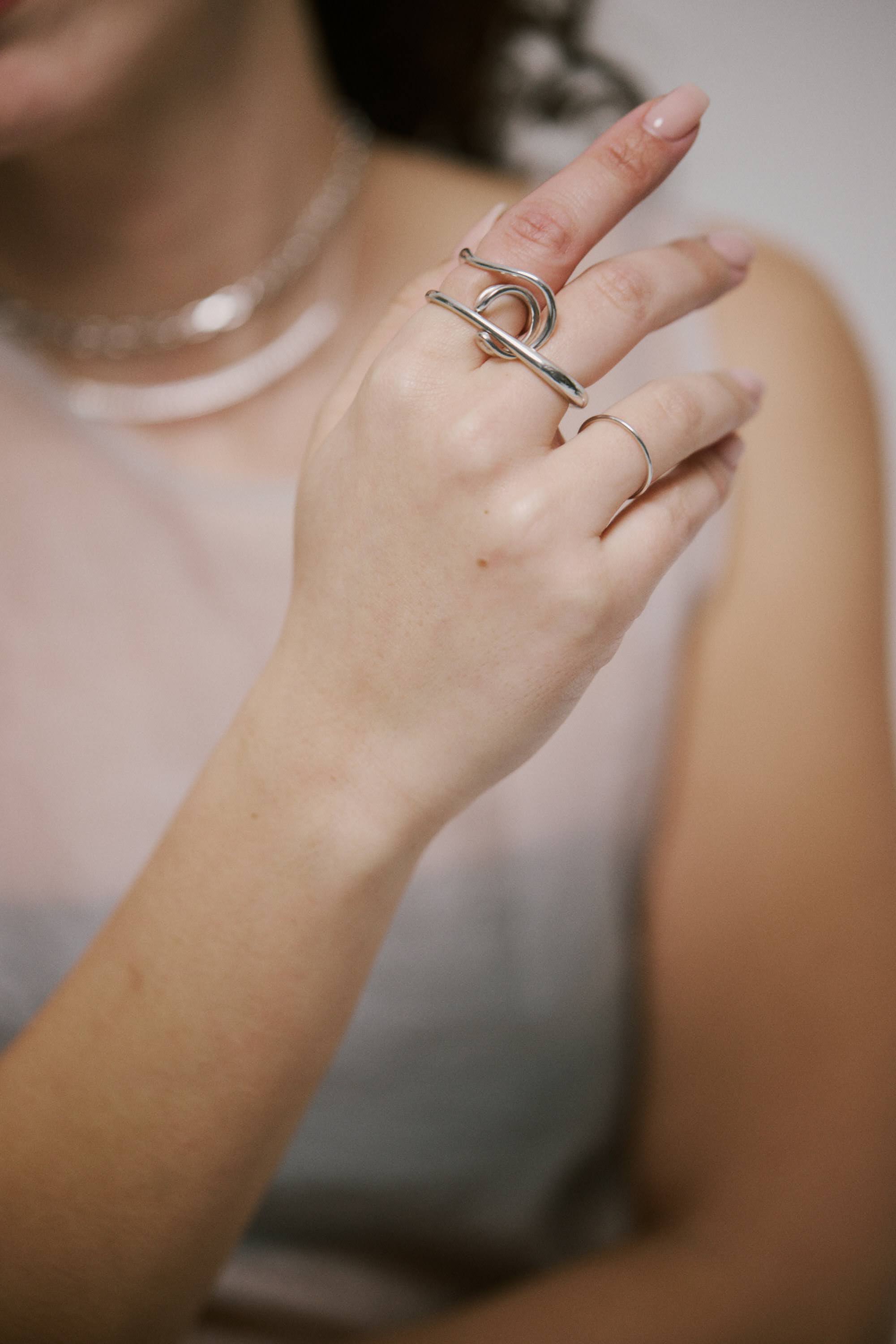 Rope Necklace Silver