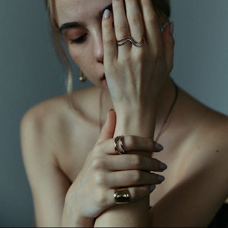 Melted Ring Gold