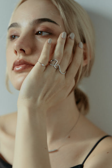 Rope Necklace Silver