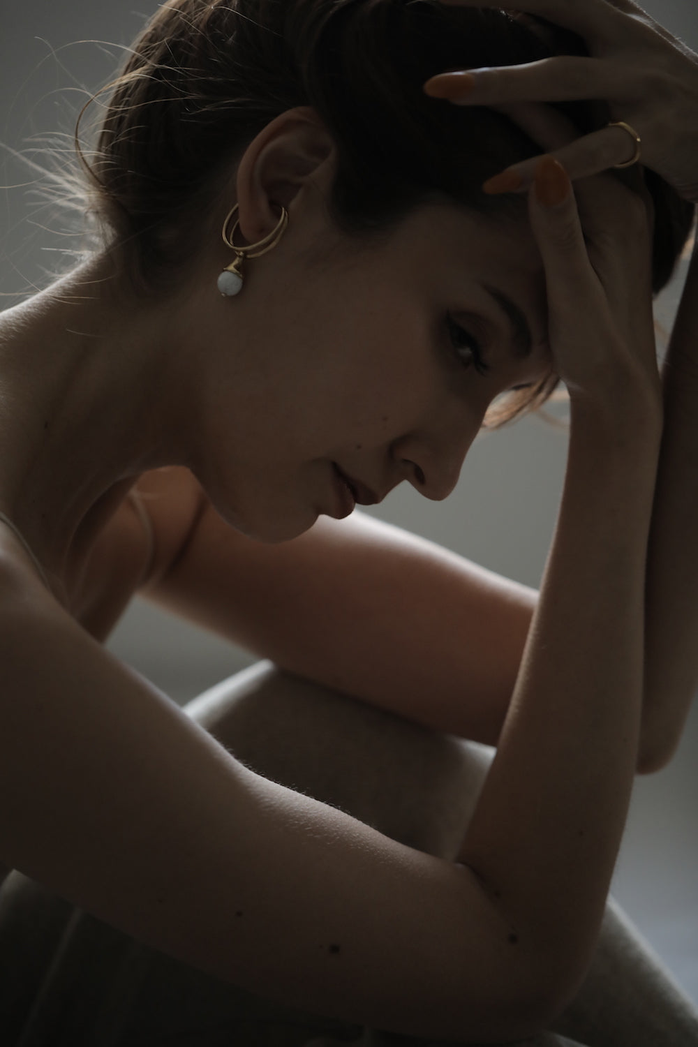 Custom EarCuff (Howlite)