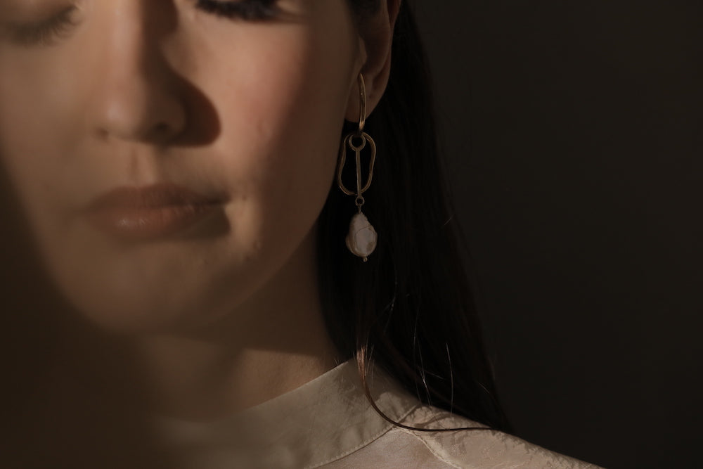 Pearl Bar Gold (Parts of Custom EarCuff)