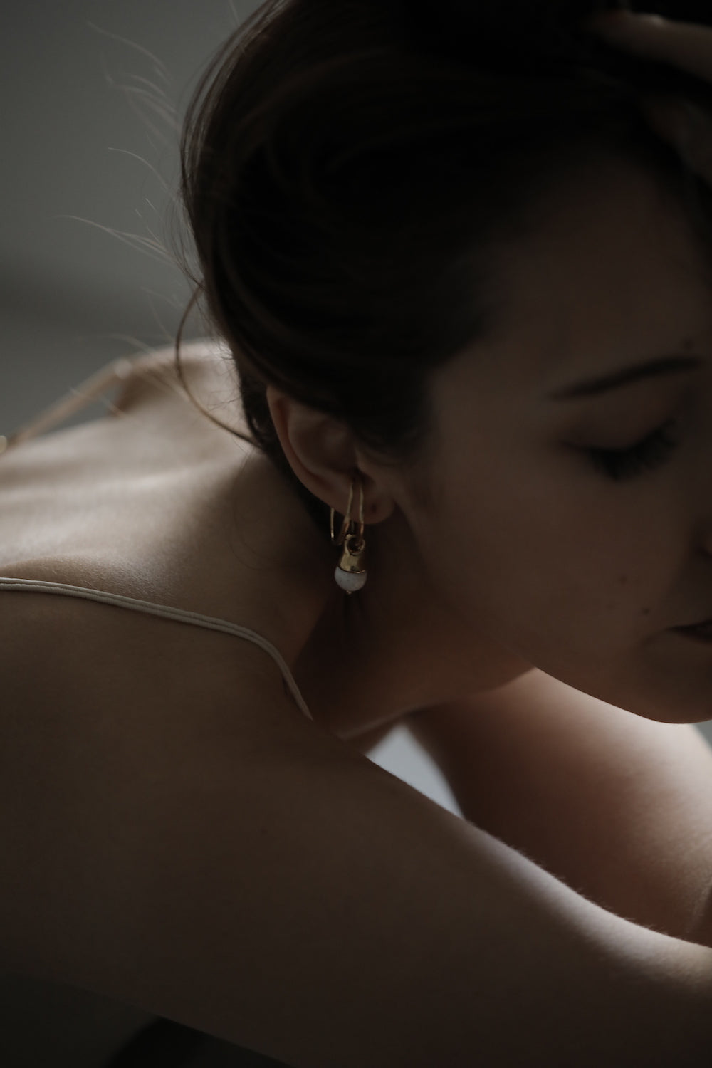 Howlite (Parts of Custom EarCuff)