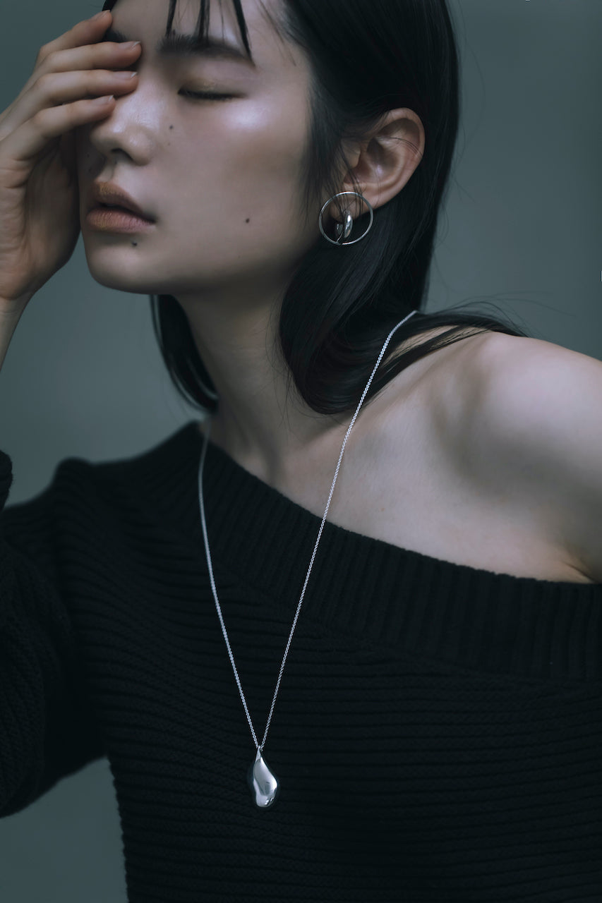 Docking Hoop Pierce Silver