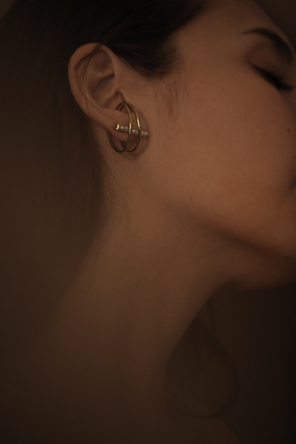 Double Line EarCuff Gold