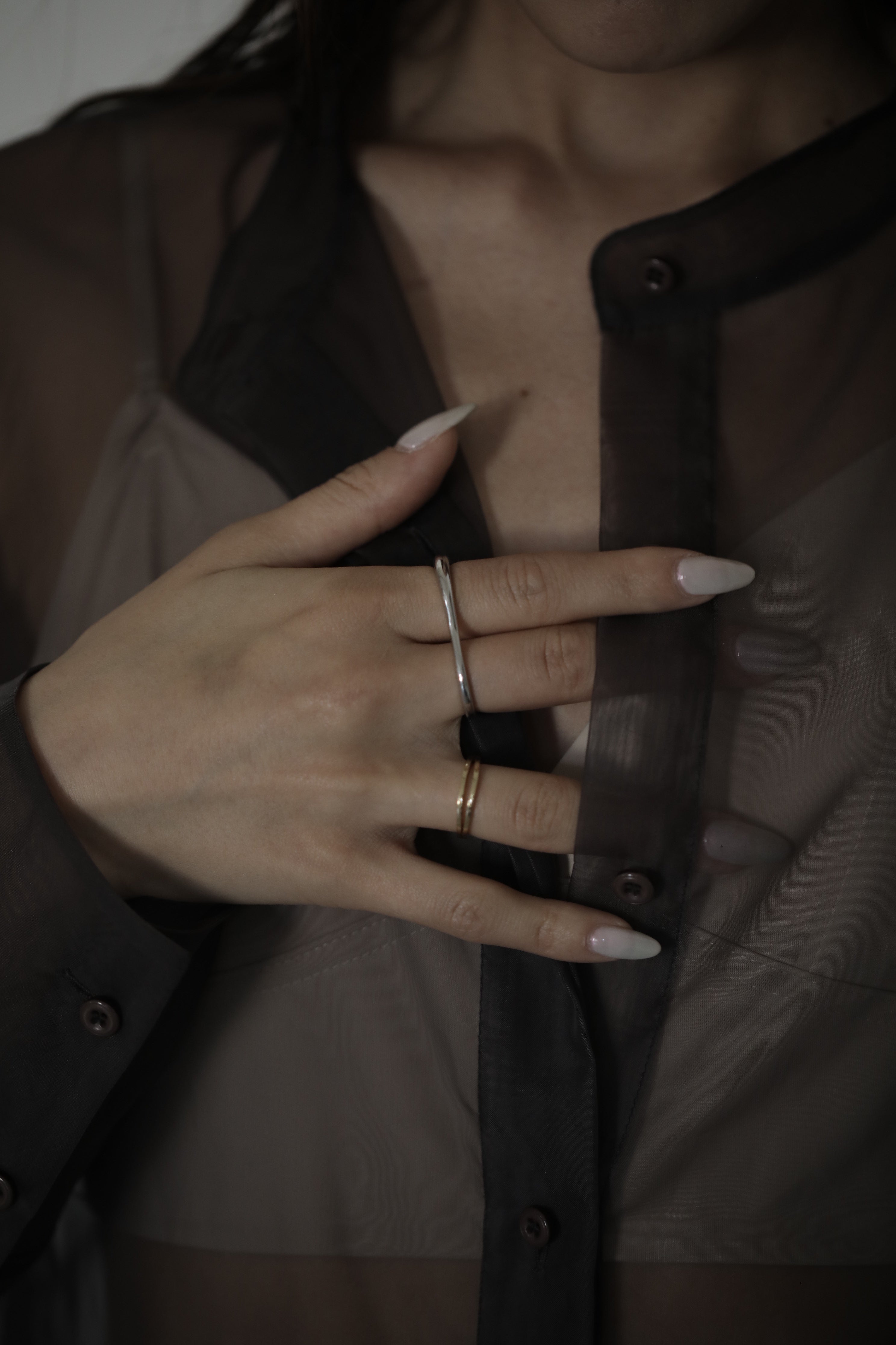 2Finger Ring Silver