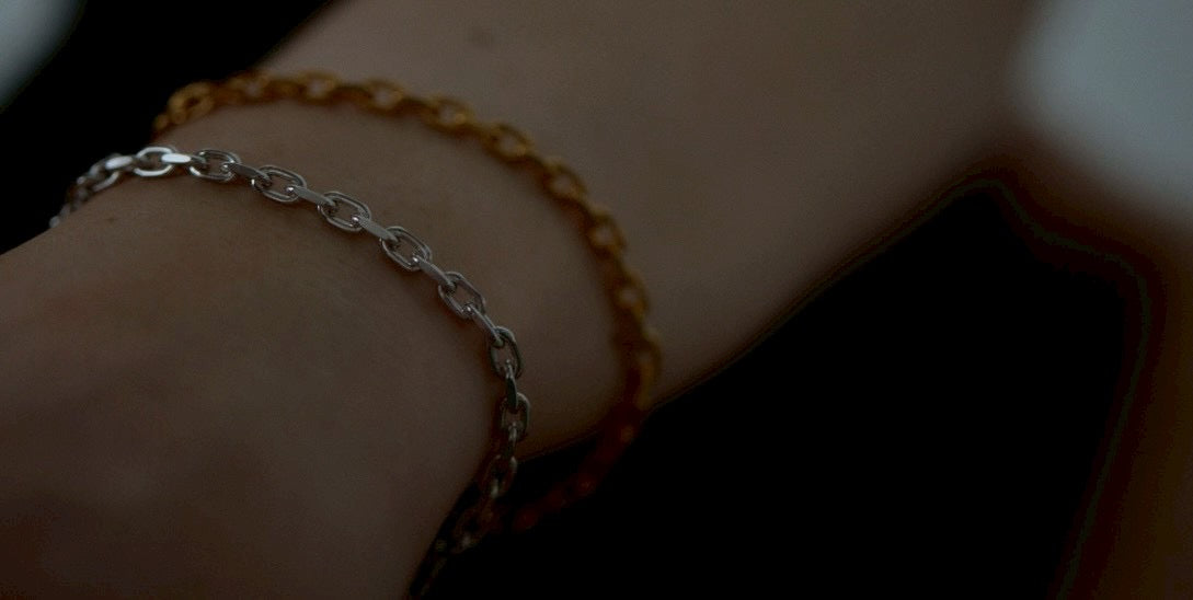 Simple Chain Bracelet Silver