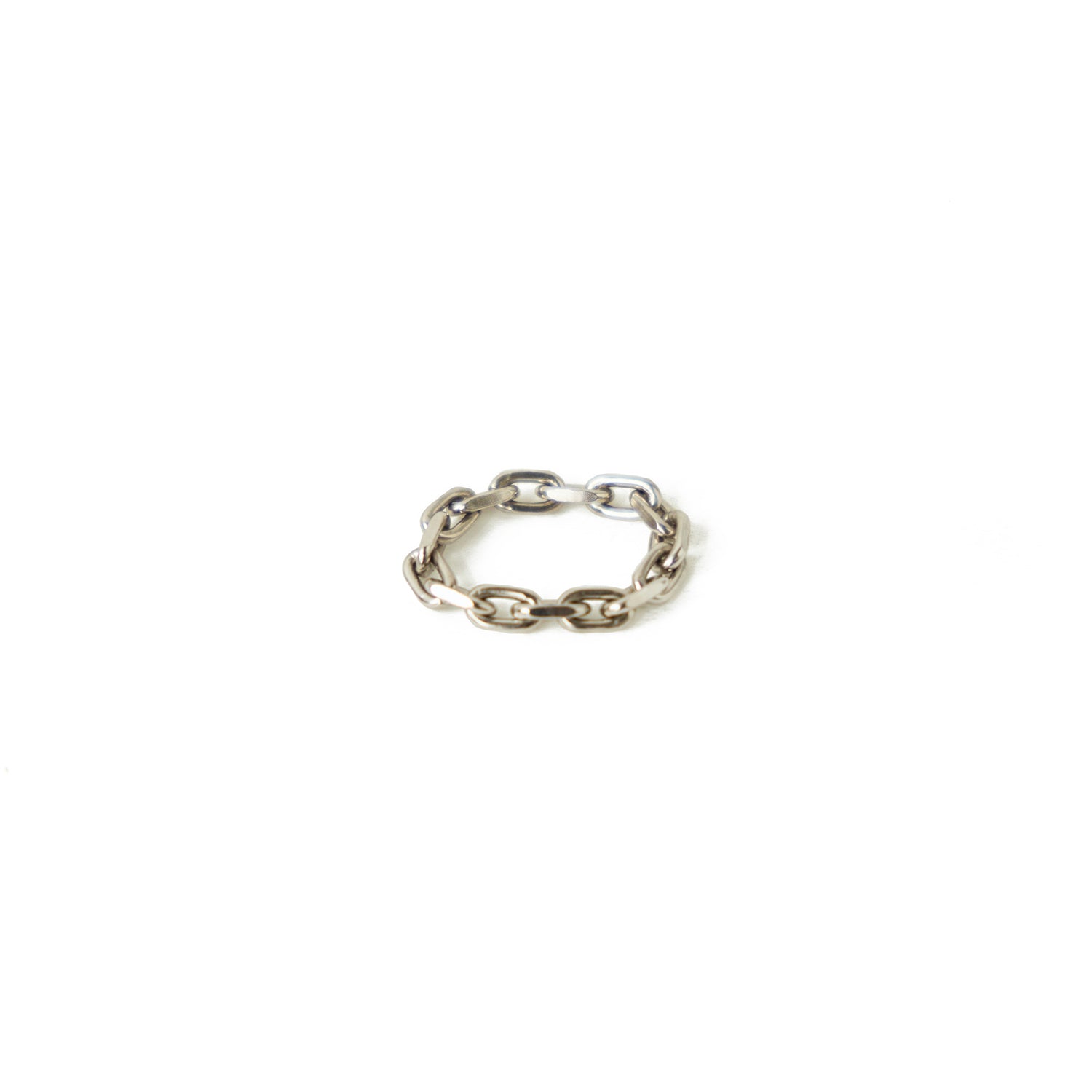 Simple Chain Ring Silver