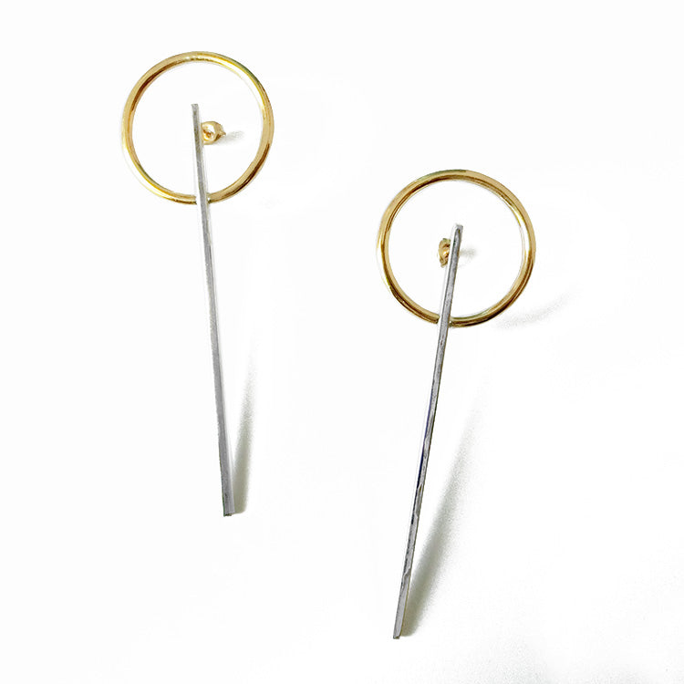 Circle Cross Bar Pierce