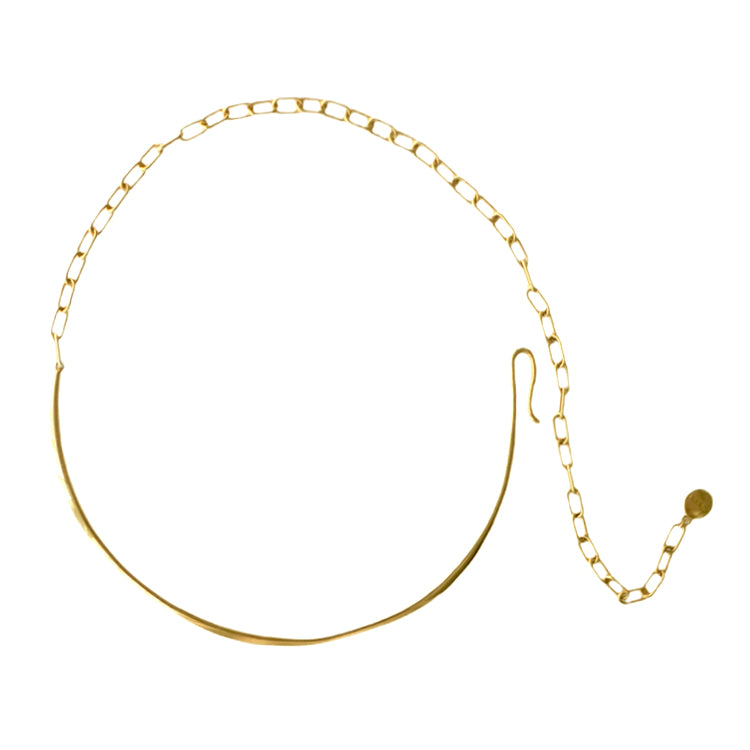 Chain Docking Choker Gold