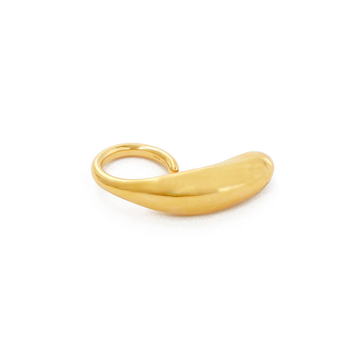 2Finger silhouette Ring Gold