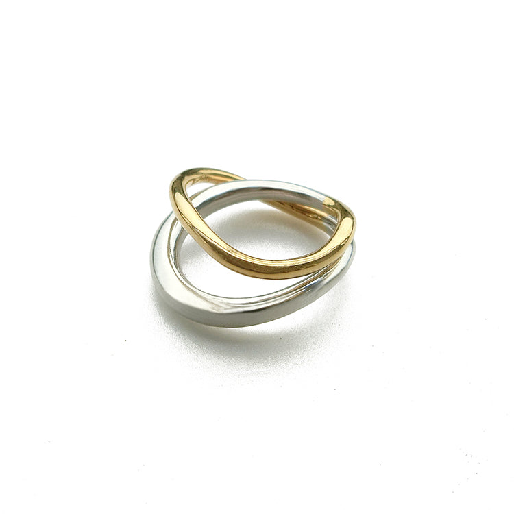 2Finger Ring Gold – C'esoi