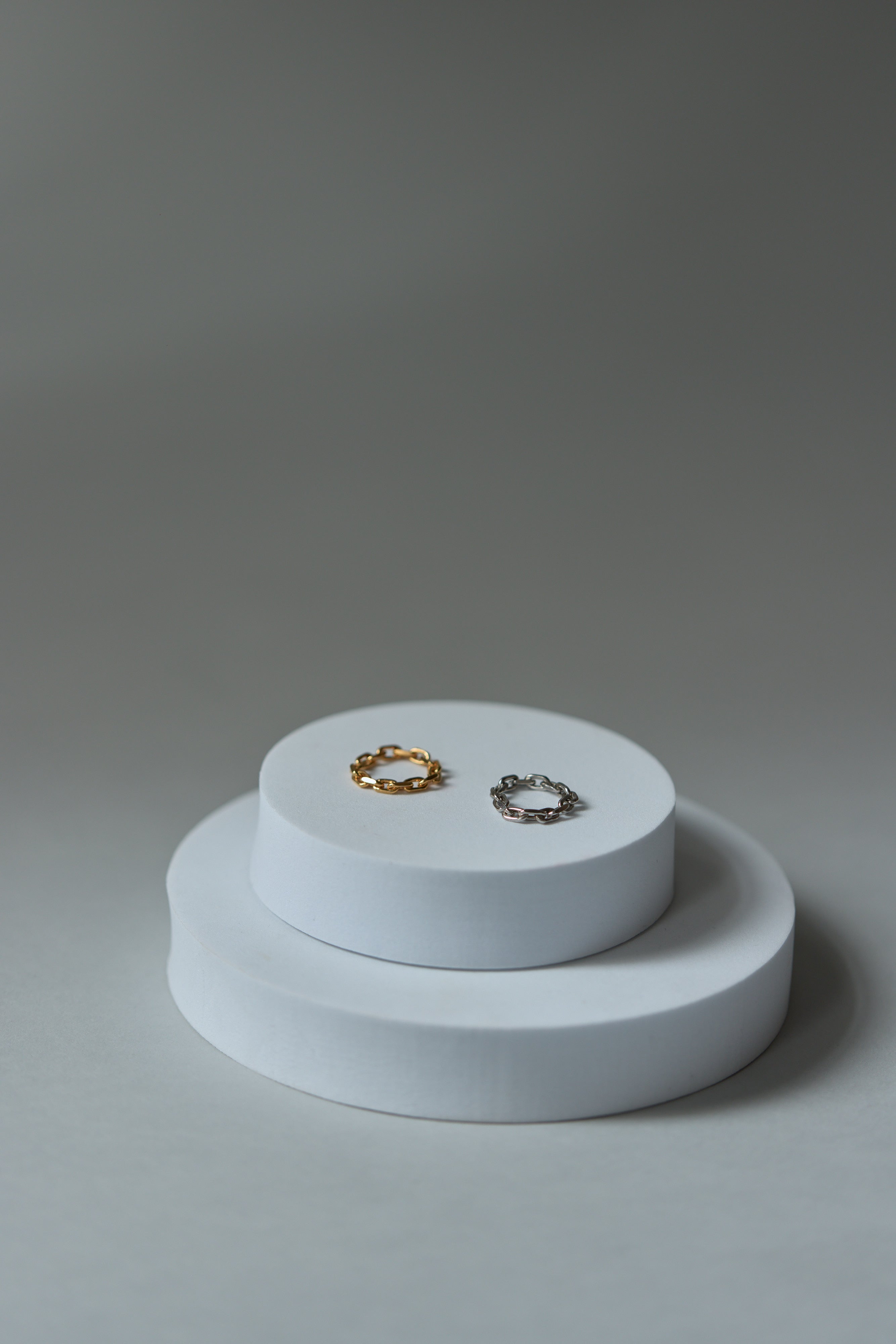 Simple Chain Ring Silver