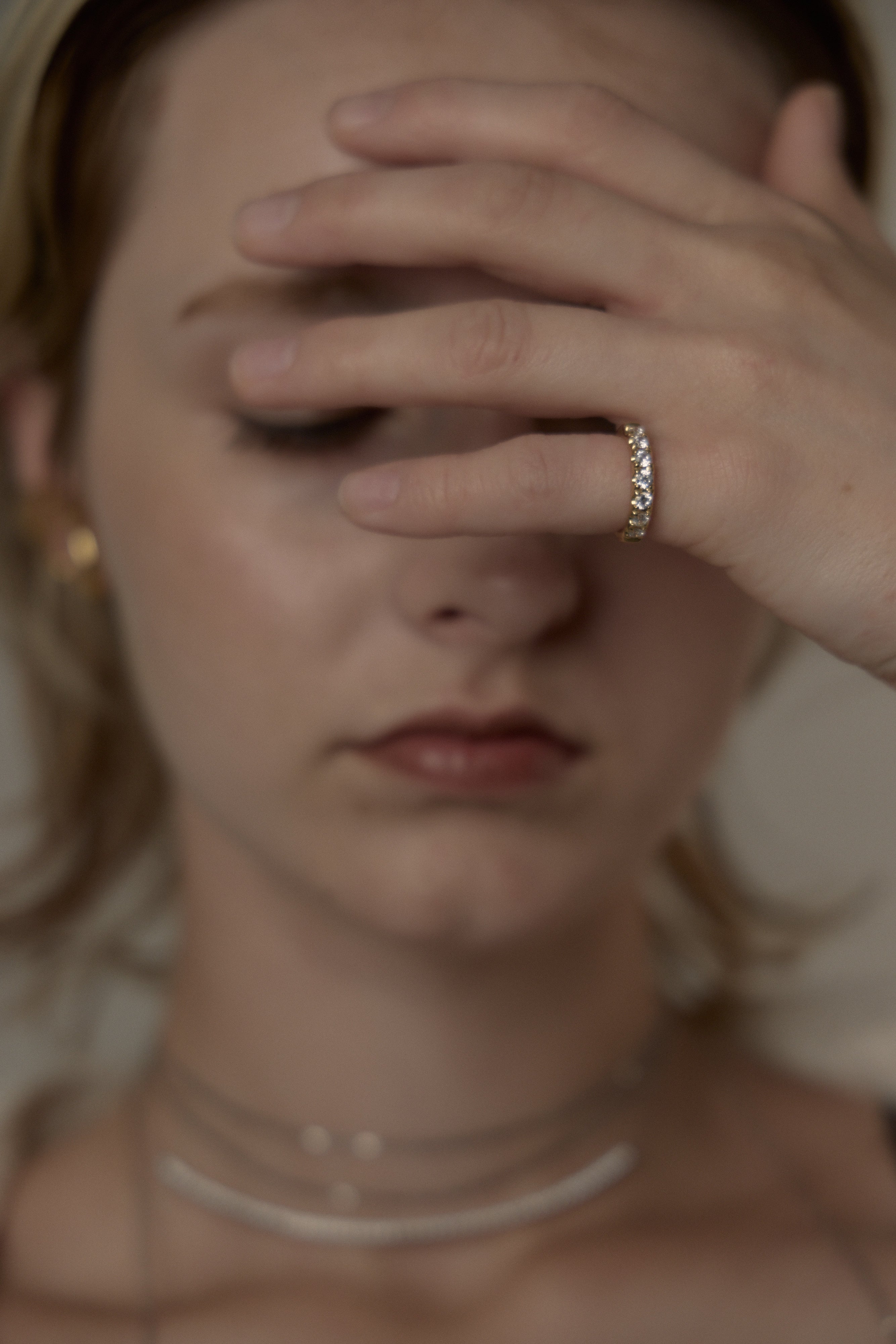 【cesoi】 2Finger Crystal Ring Gold ゴールド cesoi】 2Finger Crystal Ring Gold ゴールド 2Finger Crystal Ring