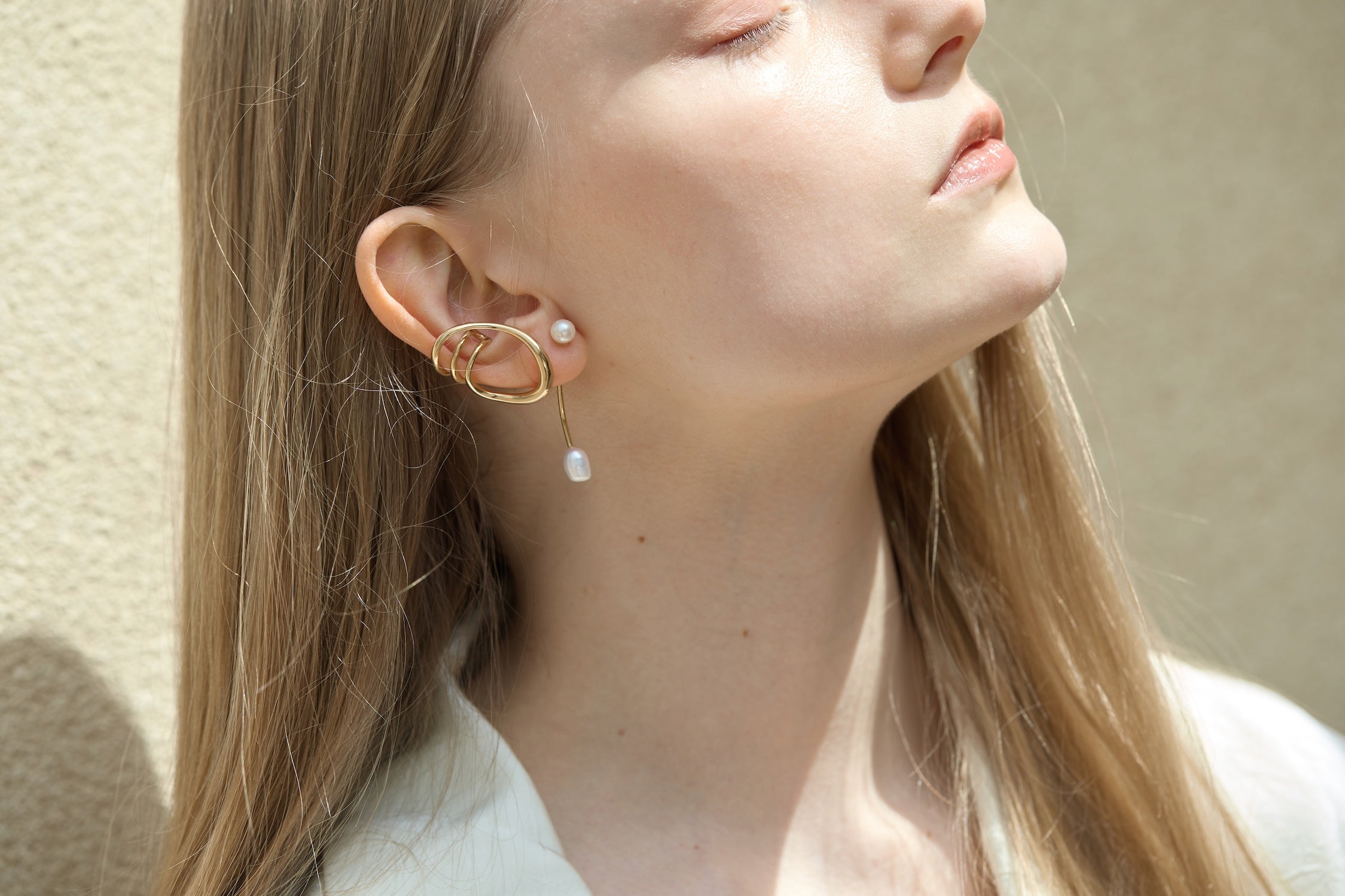 Catch Pearl Drop Pierce – C'esoi