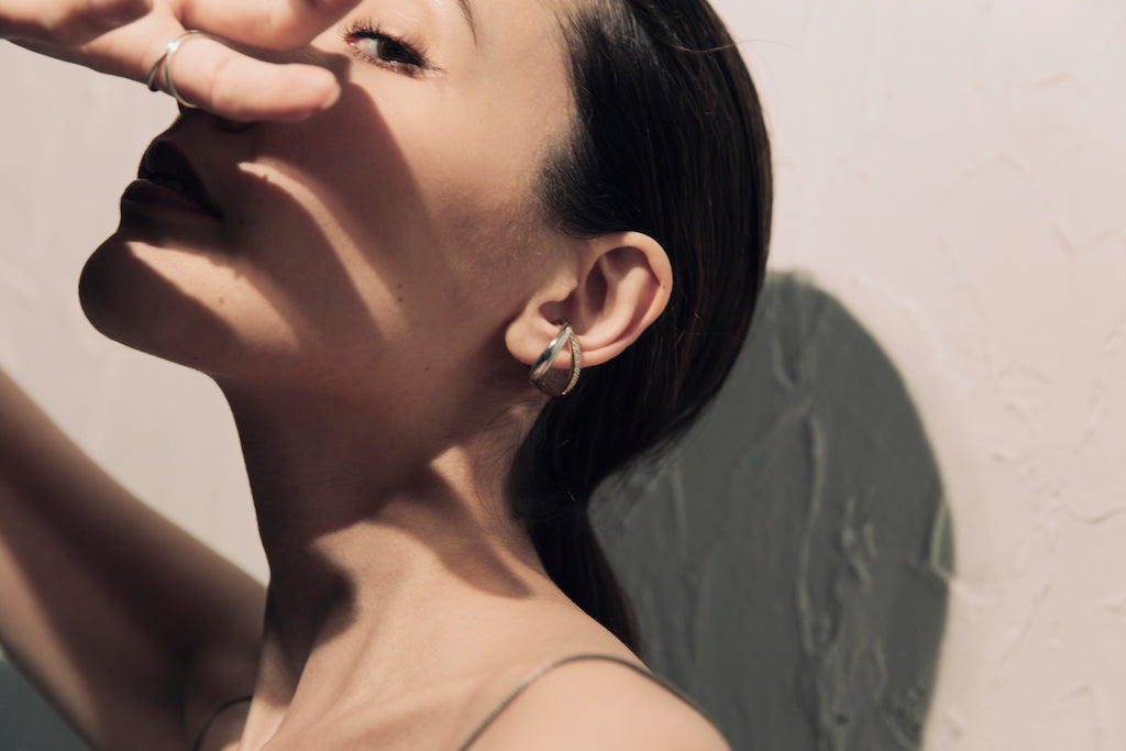 2Face EarCuff Ring Gold – C'esoi