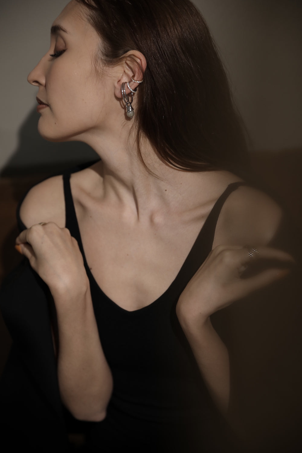 Double Line EarCuff Silver