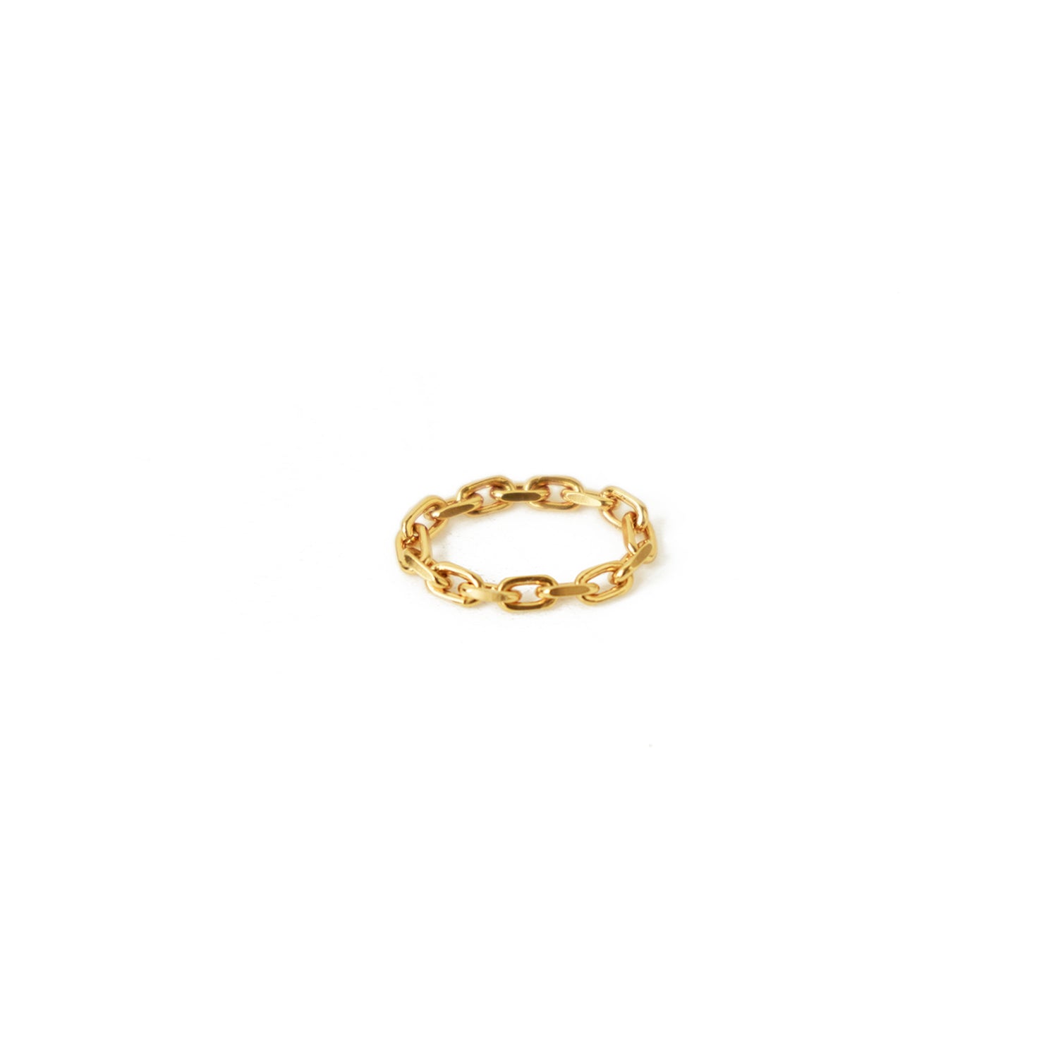 Simple Chain Ring Gold