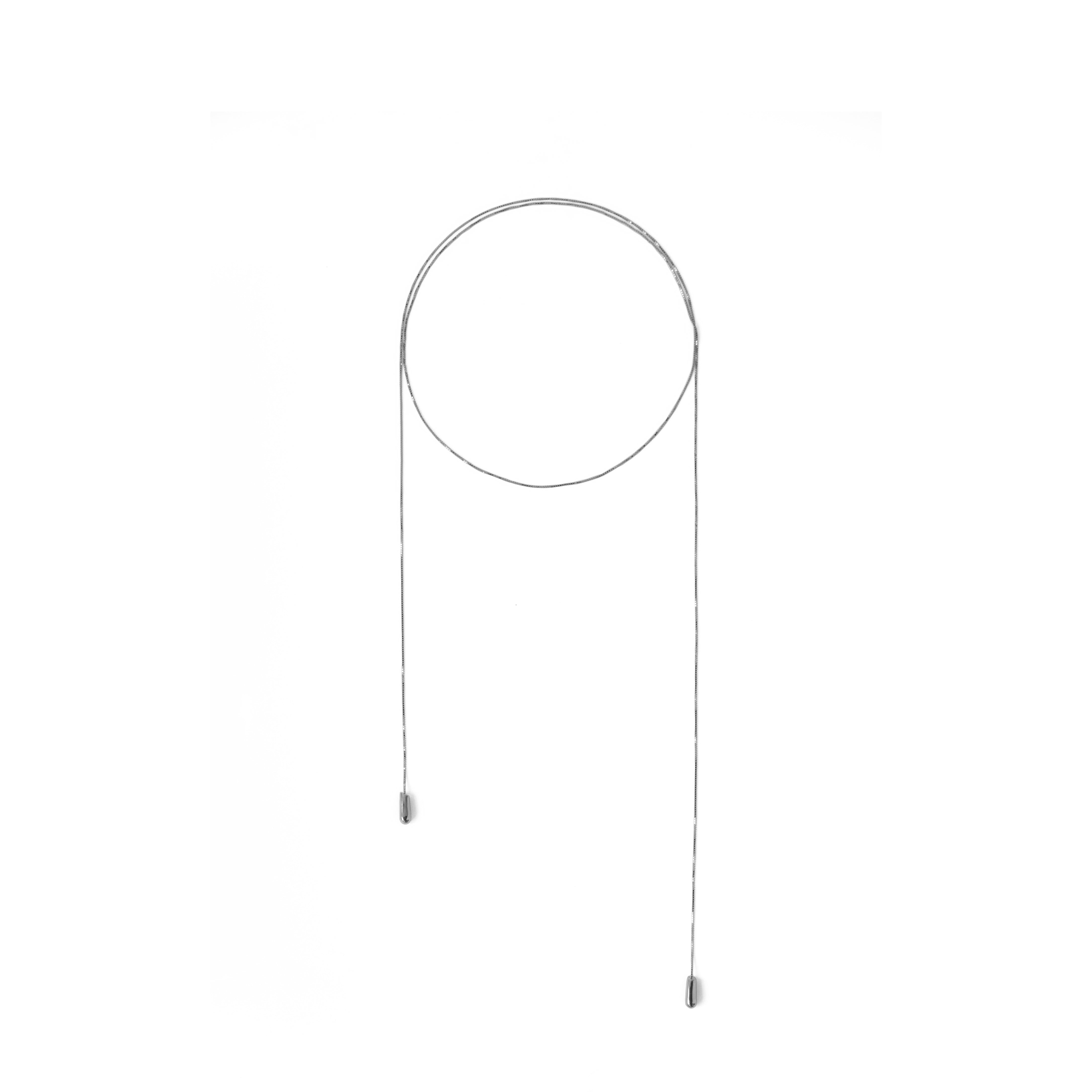 Rope Necklace Silver